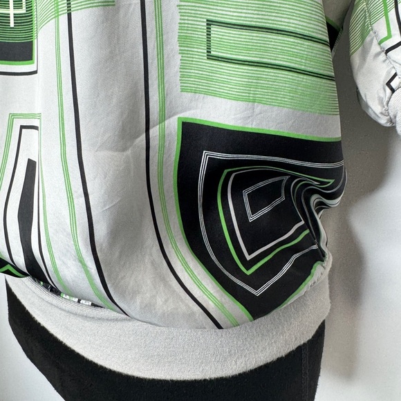 Diesel Geometric Retro Top Green - Picture 9 of 13